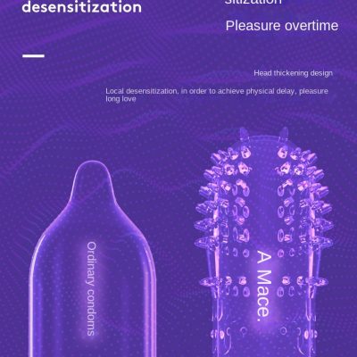 Reusable 3D Dotted Condom Penis Sleeve for Men