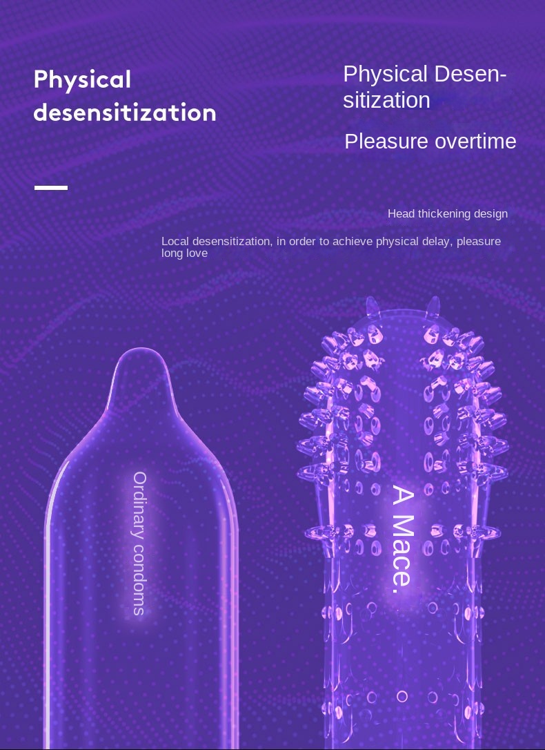 Reusable 3D Dotted Condom Penis Sleeve for Men