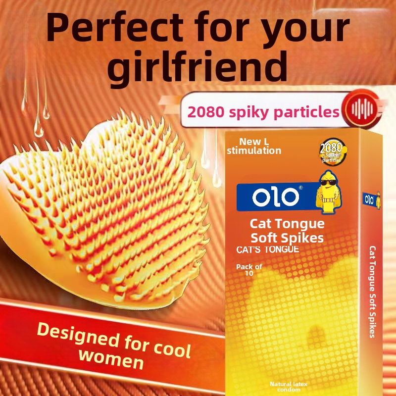 Granule Condoms Natural Latex for Men 10-Count