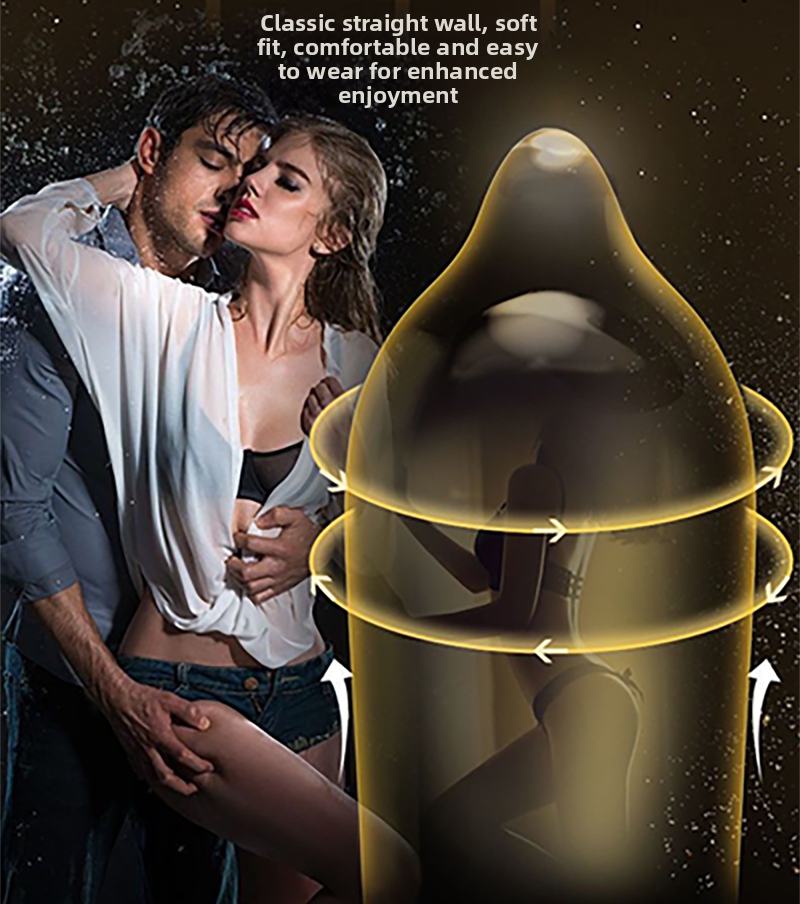 Ribbed Delay Lubricant Premium Condom, 10 Count