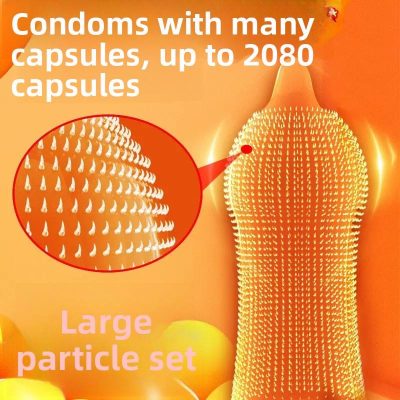 Cat Tongue Granule Condoms Natural Latex for Men