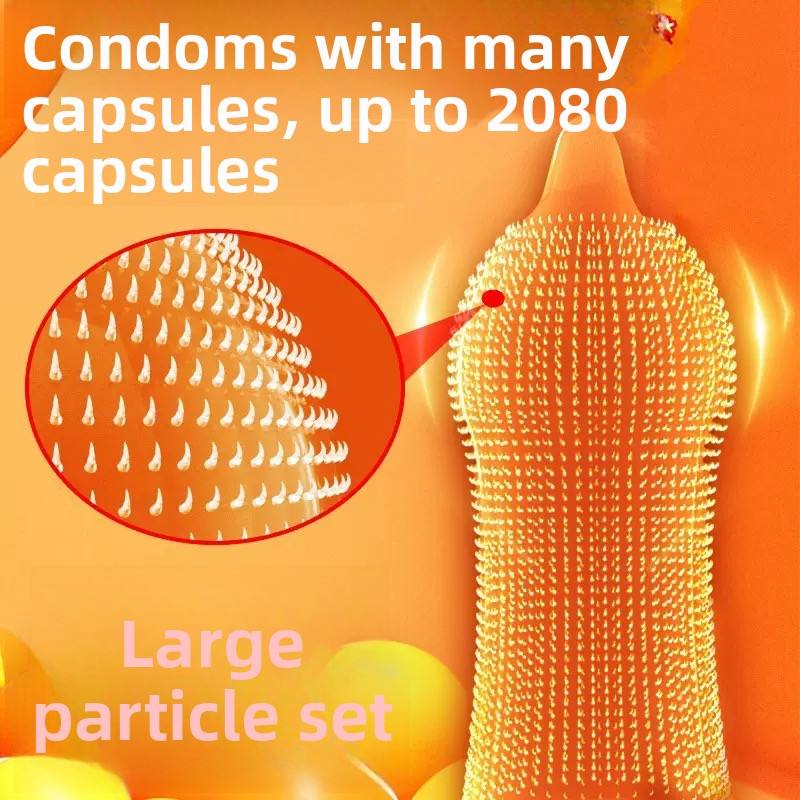 Cat Tongue Granule Condoms Natural Latex for Men