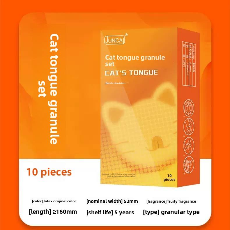 Cat Tongue Granule Condoms Natural Latex for Men