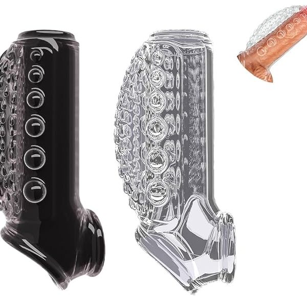 Reusable Enlarger Knot Penis Sleeve with Cock Ring