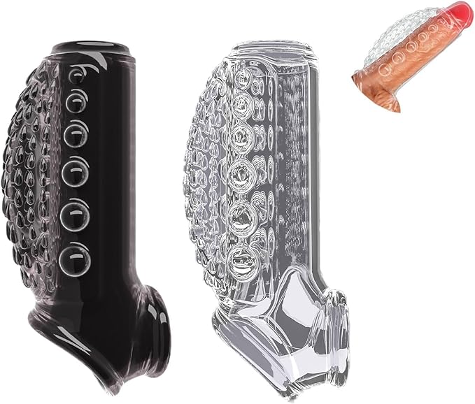 Reusable Enlarger Knot Penis Sleeve with Cock Ring