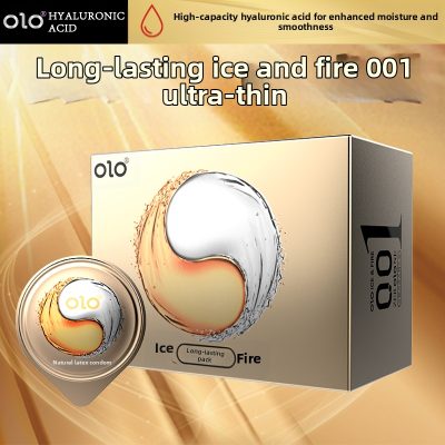 Ice & Fire Natural Rubber Thin Lubricated Condoms 10-Count