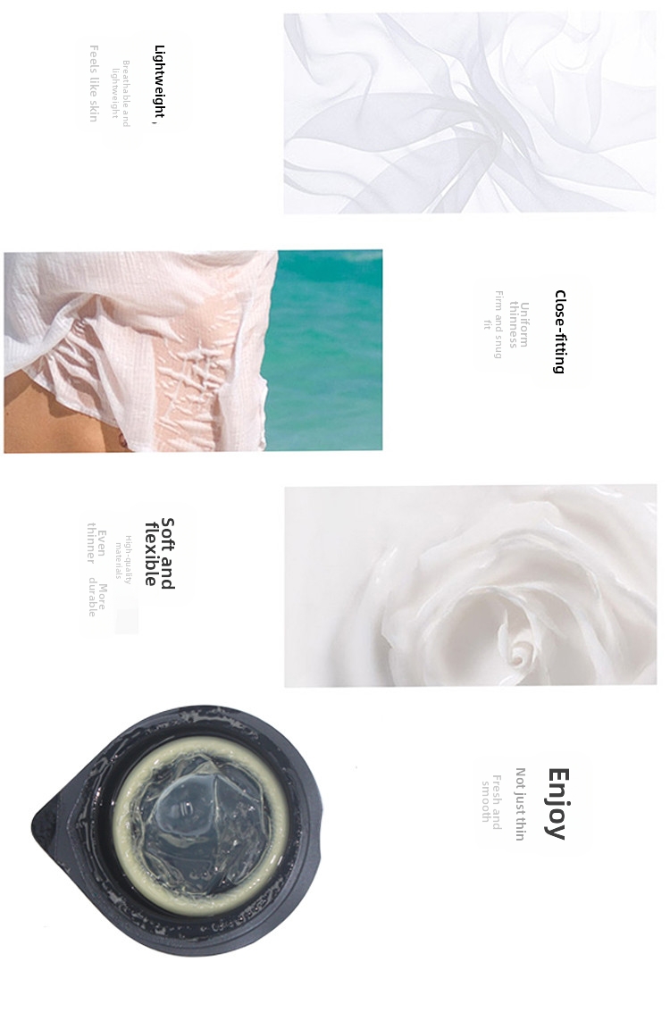 Ice & Fire Natural Rubber Thin Lubricated Condoms 10-Count