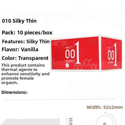 Ice & Fire Natural Rubber Thin Lubricated Condoms 10-Count