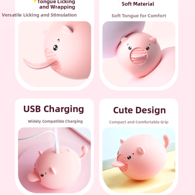 Pig Vibrator Nipples Clitoris