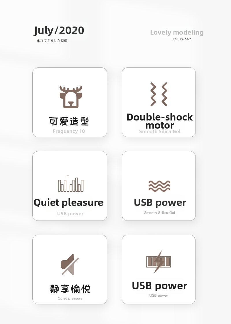 Rabbit Vibrator with Double Motors