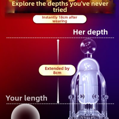 Reusable Extender Penis Sleeve with Cock Ring Vibrating