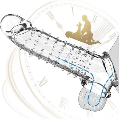 Reusable Enlarger Penis Sleeve with Cock Ring