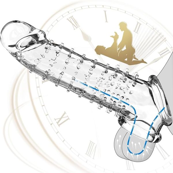 Reusable Enlarger Penis Sleeve with Cock Ring