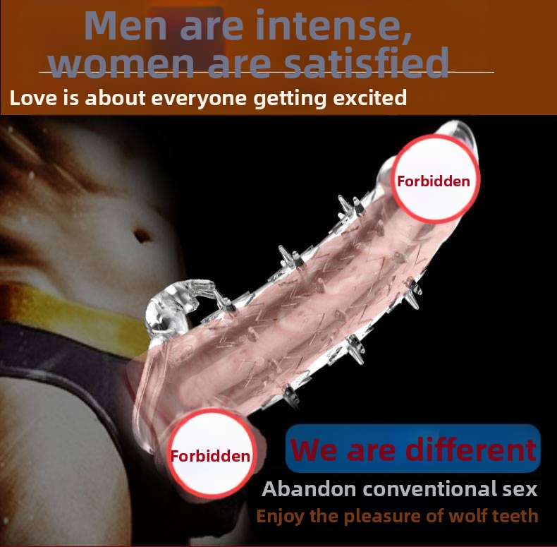 Reusable Enlarger Penis Sleeve with Cock Ring