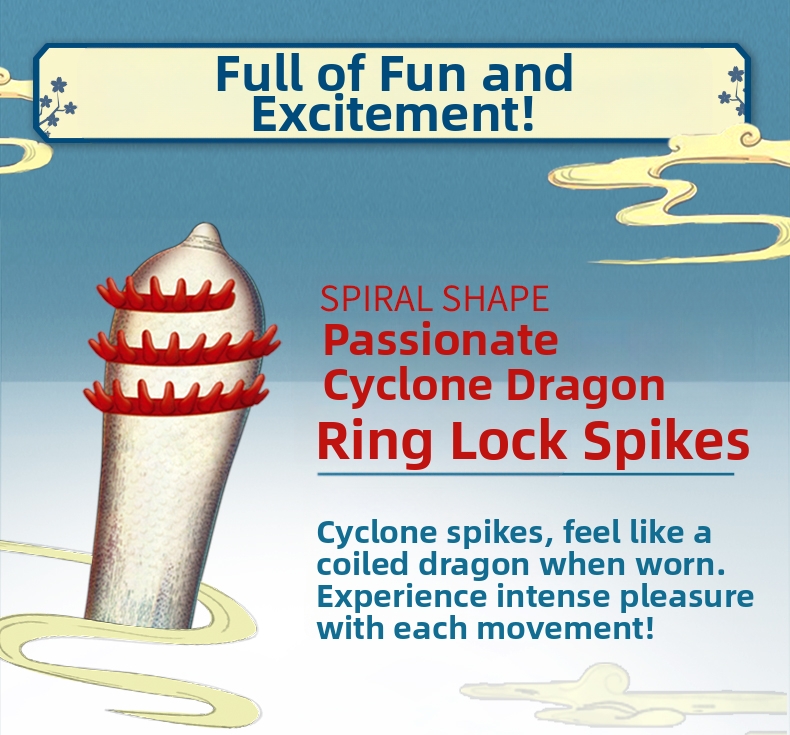 Strong Stimulation Condom Soft Spike Strong Stimulation Condom L