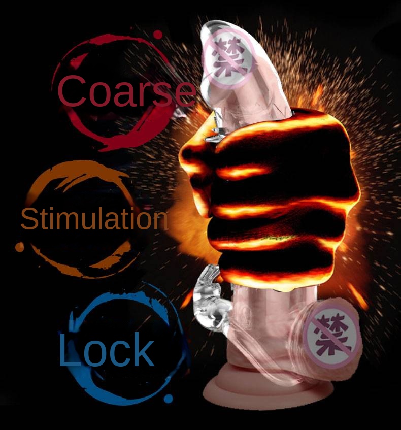 Reusable Penis Sleeve with Cock Ring Enlarger Sleeve for Men