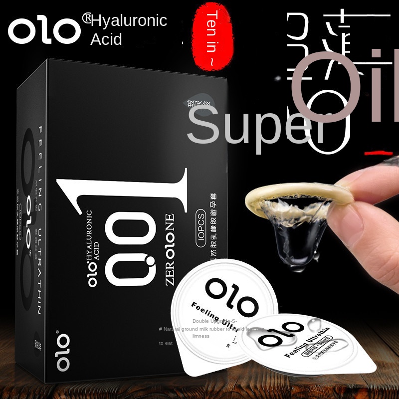 OLO Ultra-Thin Righteous Rubber Condoms  Well-Lubricated 10-Count