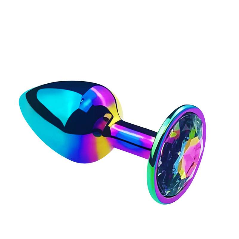 Metal Anal Butt Plug Colorful