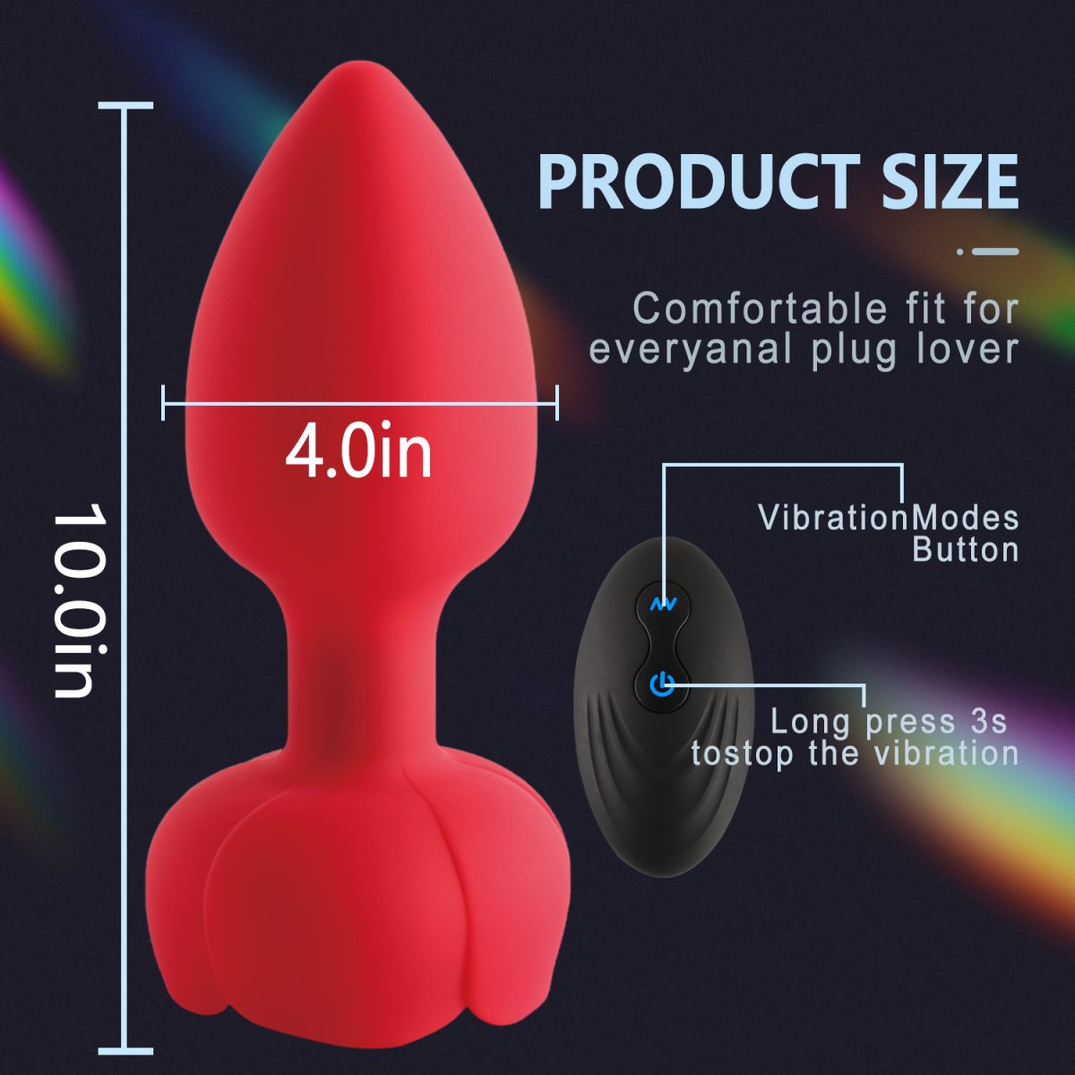 Remote Control Vibrating Anal Butt